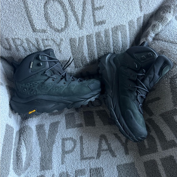 Hoka One One Kaha 2 High Gore-Tex Black - 1123155-BBLC Sz 10 NWT - Picture 2 of 11